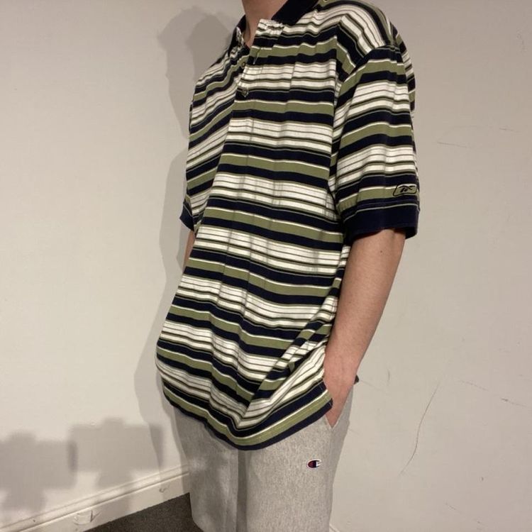 Reebok Vintage Y2K Reebok Striped Polo product image