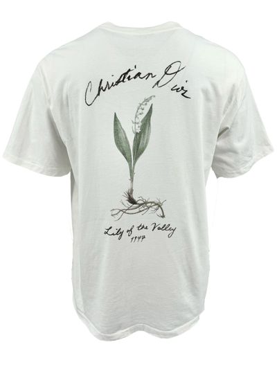 Dior 'Lily of the Valley 1947' T-Shirt - White (401912678)
