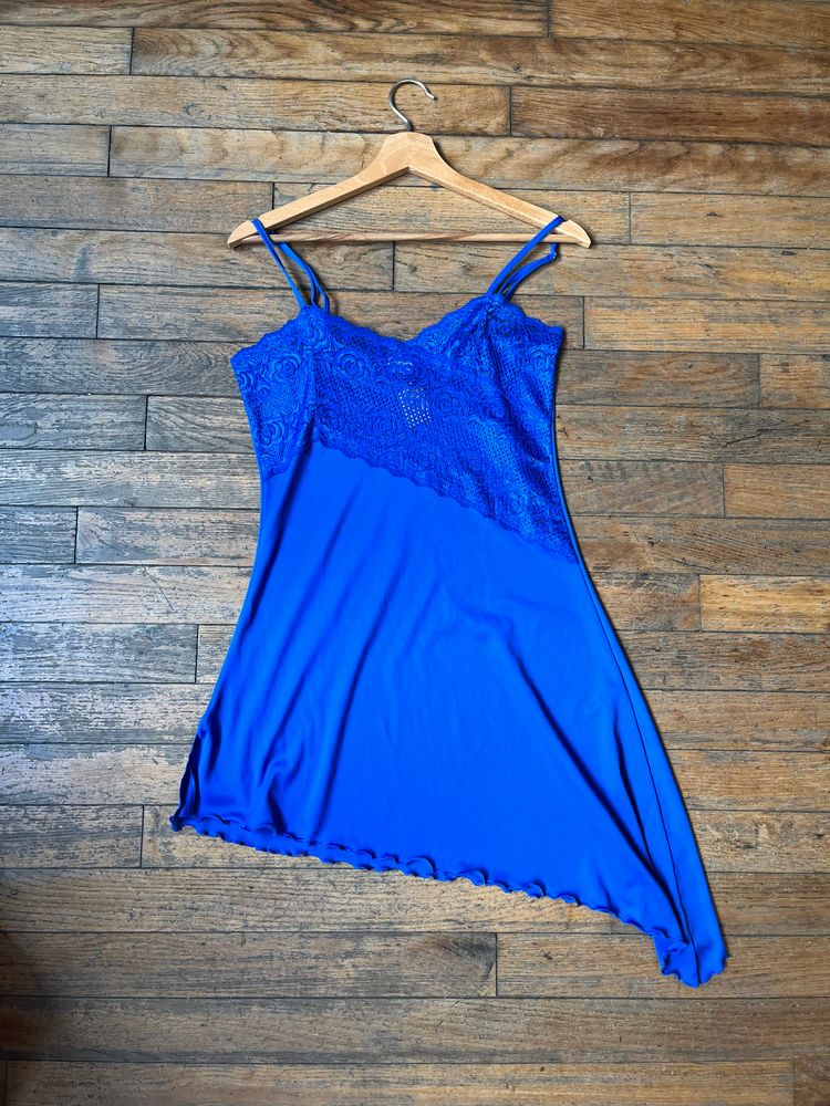 Other Blue Lace Slip Dress product image