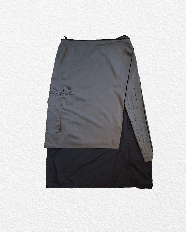 COP COPINE Long Wrap Skirt