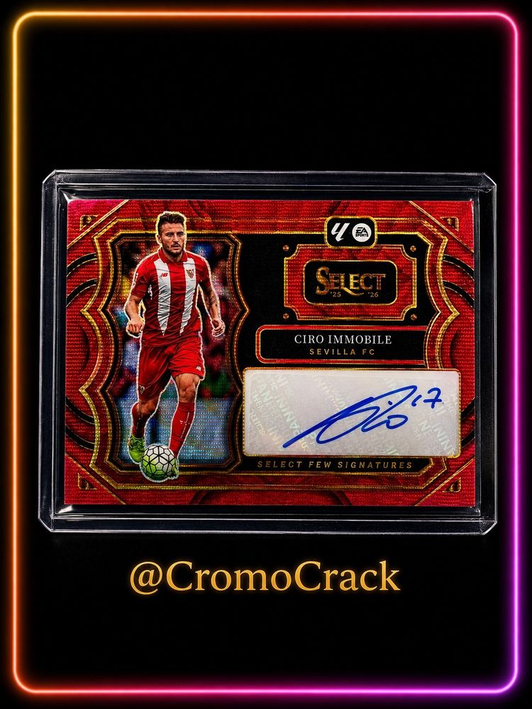 Ciro Immobile Few Signatures – Red – Panini Select LaLiga 2025/26 