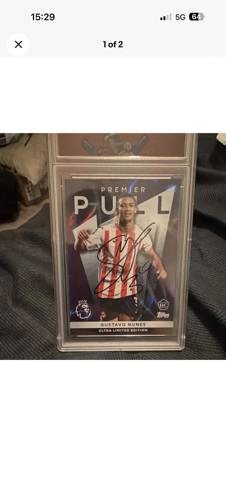 Premier League Football Trading Card