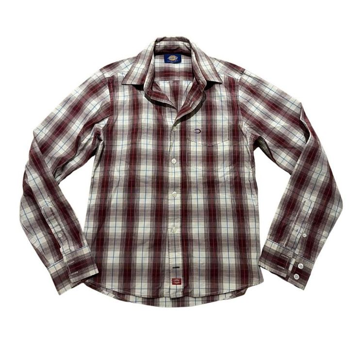 Dickies Checkered Long Sleeve Shirt Small image 1