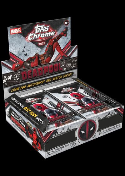 Topps Chrome Deadpool Marvel 2025 Hobby Box