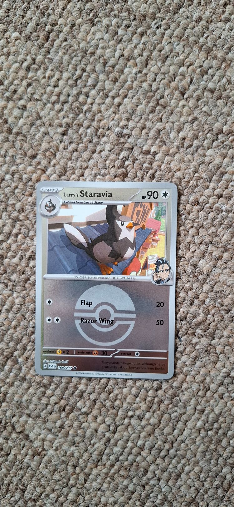 Other Larry'S Staravia Trading Card product image