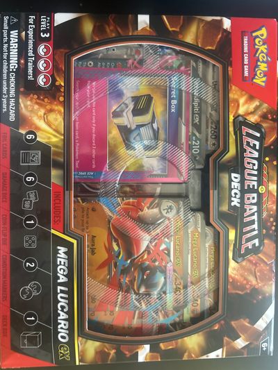 Pokémon League Battle Deck Mega Lucario Gx Trading Card Game