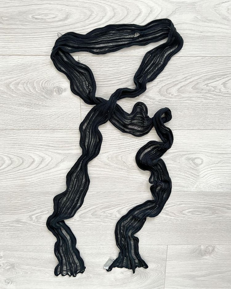 Other Dior Homme by Hedi Slimane SS2007 Translucent Webbed Knit Scarf product image