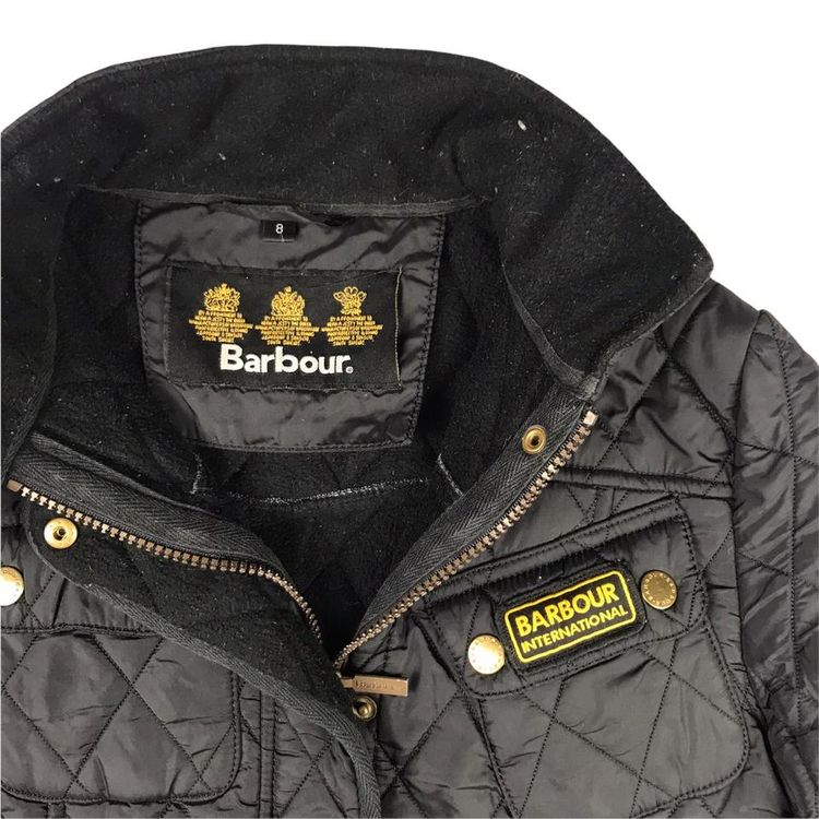 Barbour Ladies Barbour International Quilted Jacket Black UK8. product image