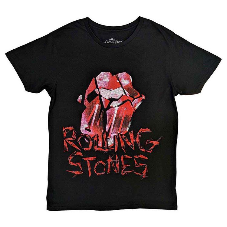 The Rolling Stones Hackney Diamonds Cracked Glass Tongue T Shirt