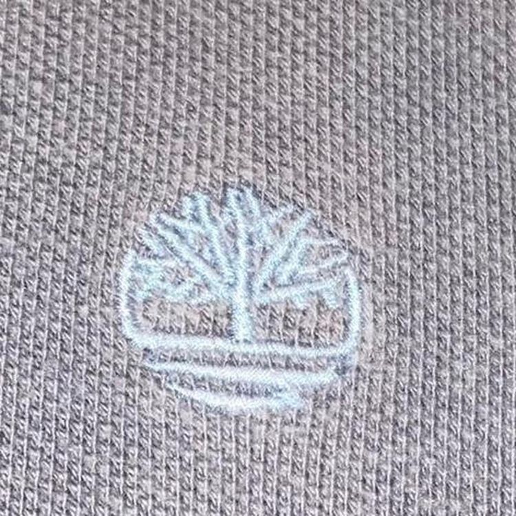 Vintage timberland navy blue washed out coloured polo shirt with small embroidered timberland logo 4