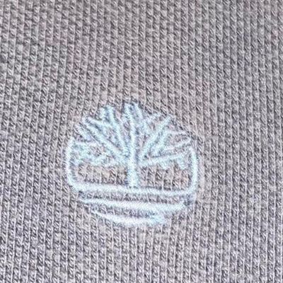Vintage timberland navy blue washed out coloured polo shirt with small embroidered timberland logo 4
