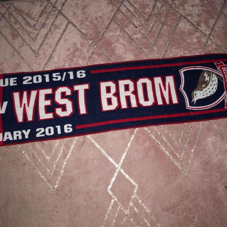Southampton vs West Brom 2015/16 half & half scarf 3