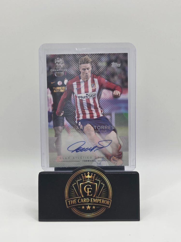 Fernando Torres (Atletico Madrid) Autographed Card Topps Showcase 2016