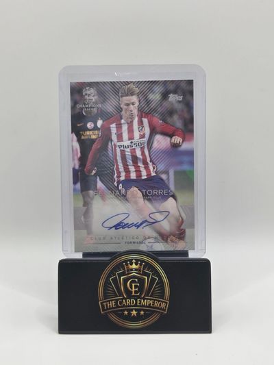 Fernando Torres (Atletico Madrid) Autographed Card Topps Showcase 2016