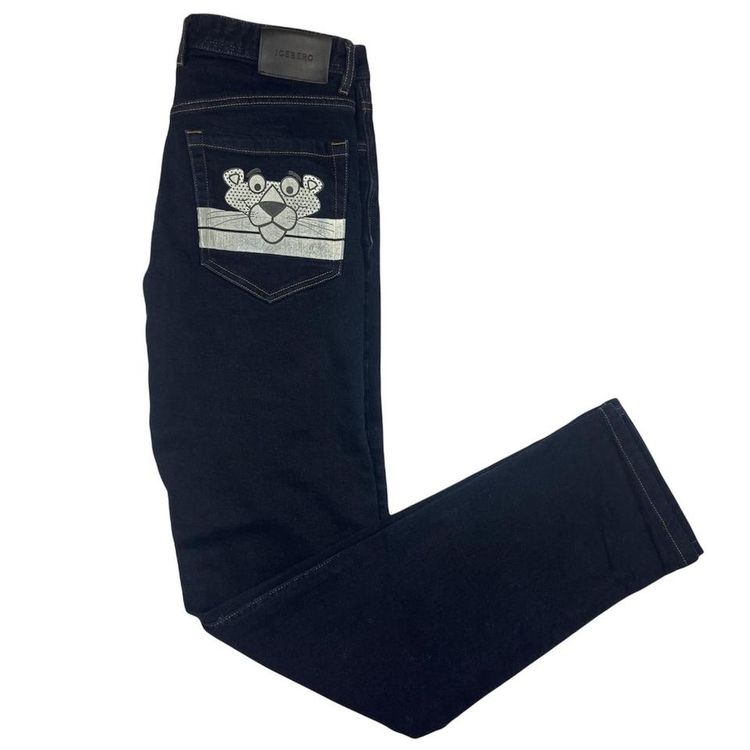 Iceberg  Insane dark blue Iceberg Pink Panther jeans. Quality is really good on these really comfy too. product image