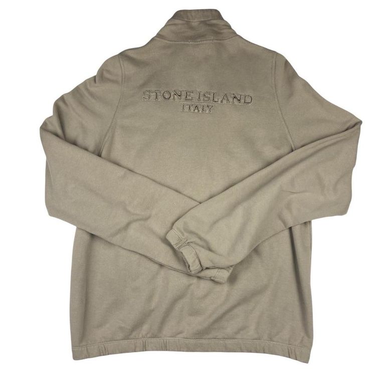 Stone Island Stone Island Made in Italy zip up track top, two zip closure pockets in the middle of the chest, on  product image