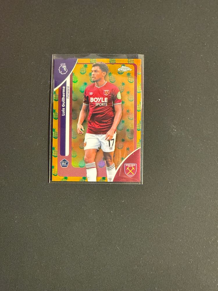 Football Trading Card Rockie Card Luis Guilherme image 1