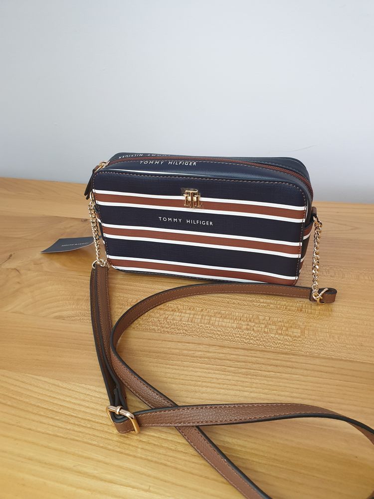 Tommy Hilfiger Striped Crossbody Bag