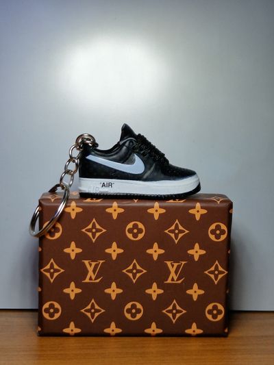 Black Louis Vuitton Sneaker Keychain