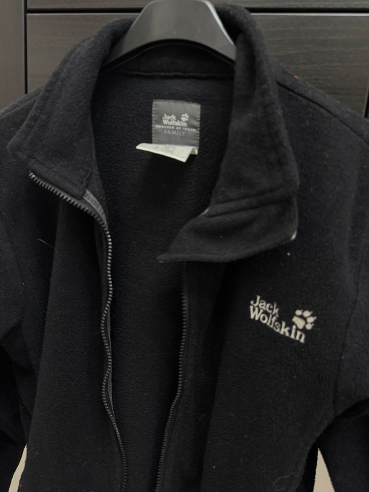 Jack Wolfskin Black Fleece Jacket image 3