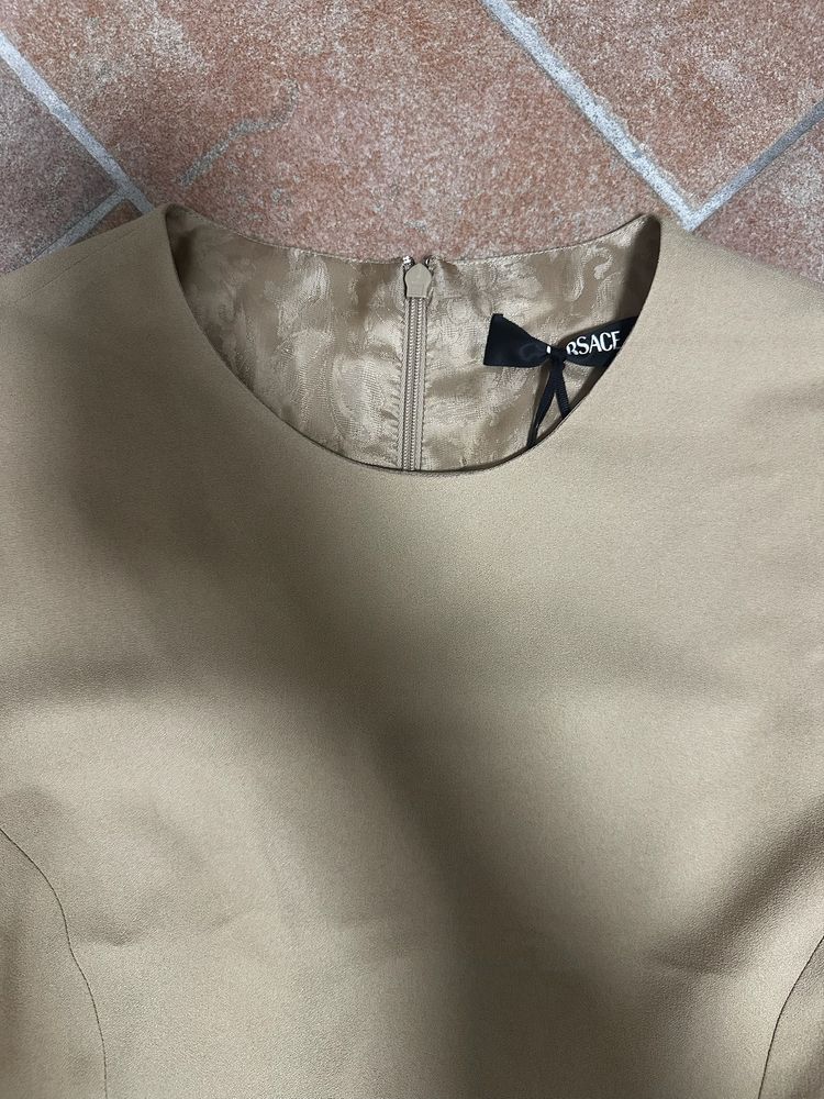 Versace Beige Medusa ‘95 Mini Dress image 4