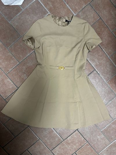 Versace Beige Medusa ‘95 Mini Dress