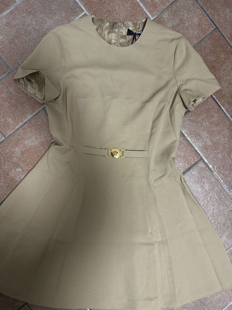 Versace Beige Medusa ‘95 Mini Dress image 2