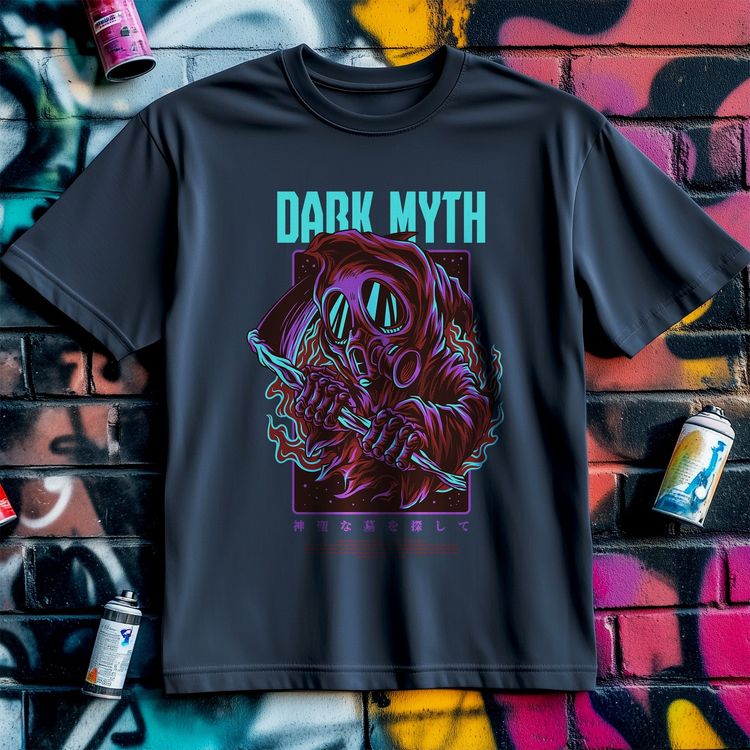 Dark Myth Poster T-Shirt - Embrace image 4