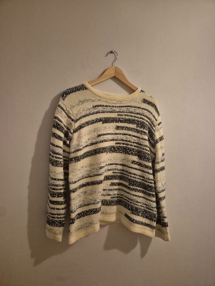Anonymous Striped Knit Sweater