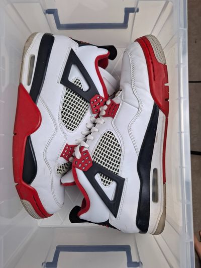 Jordan 4 fire red uk 10 (worn no box)