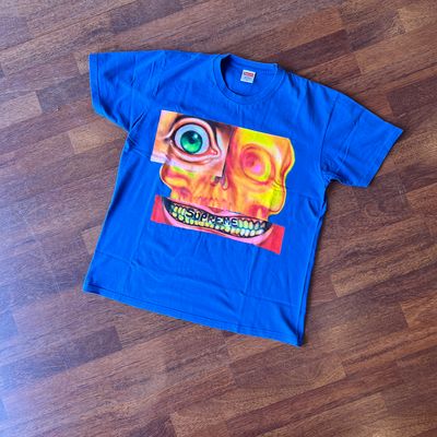 Supreme Face Tee Royal Taglia M (Usata)