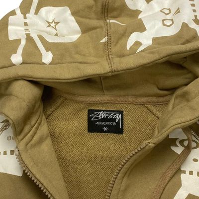 Stussy x Futura Skullacons Zip-Up Hoodie 3