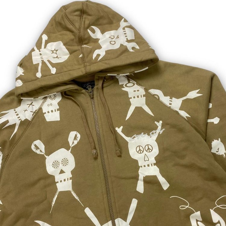 Stussy x Futura Skullacons Zip-Up Hoodie 2