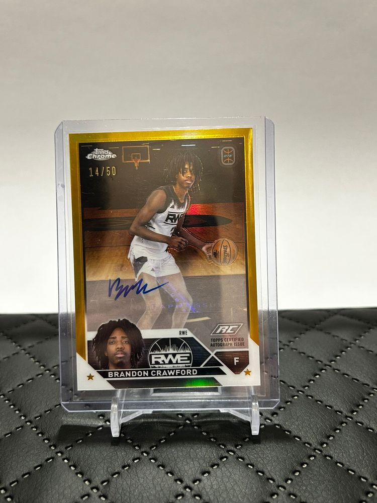 Topps Chrome NBA Brandon Crawford Autograf Gold 14/50