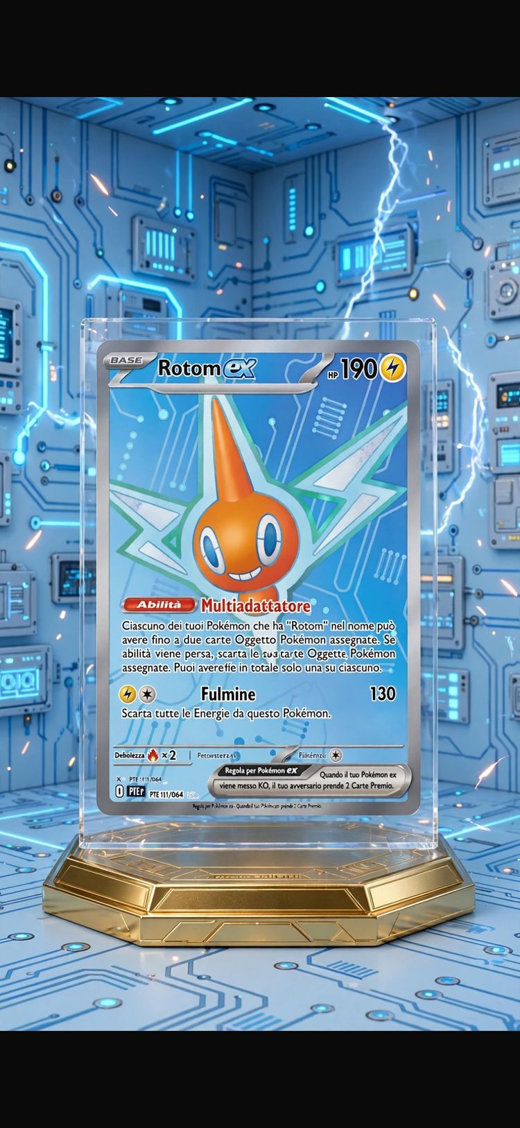 Immagine di Rotom Ex Pokémon Trading Card 1