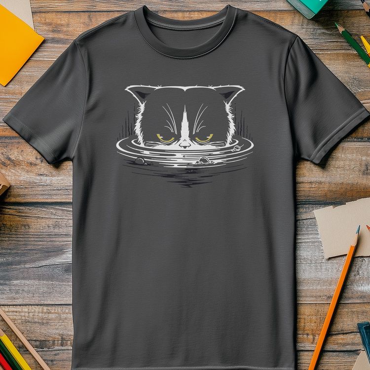 Angry Cat Face T-Shirt 3
