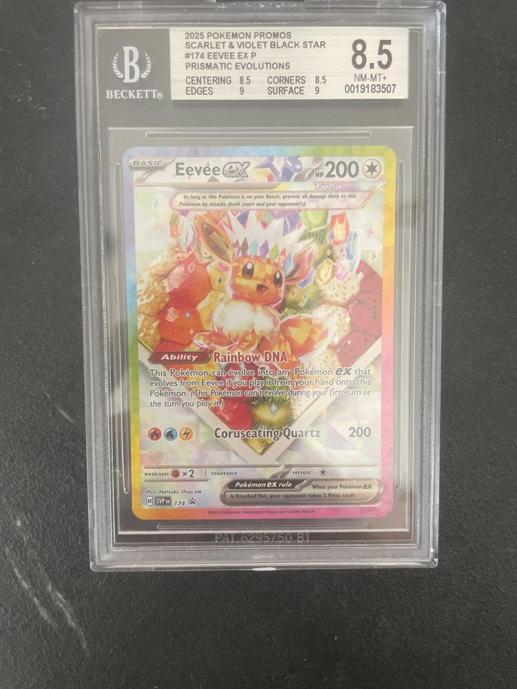 2025 Pokemon Promos Scarlet & Violet Black Star Eevee Ex Prismatic Evolutions Card