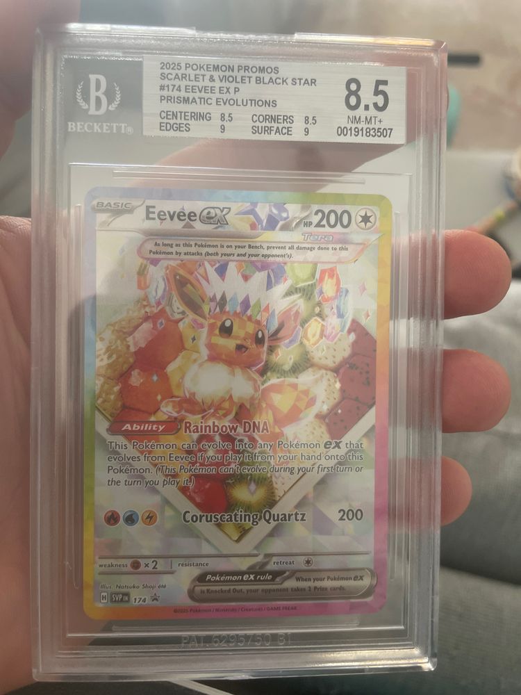 2025 Pokemon Promos Scarlet & Violet Black Star Eevee Ex Prismatic Evolutions Card 2
