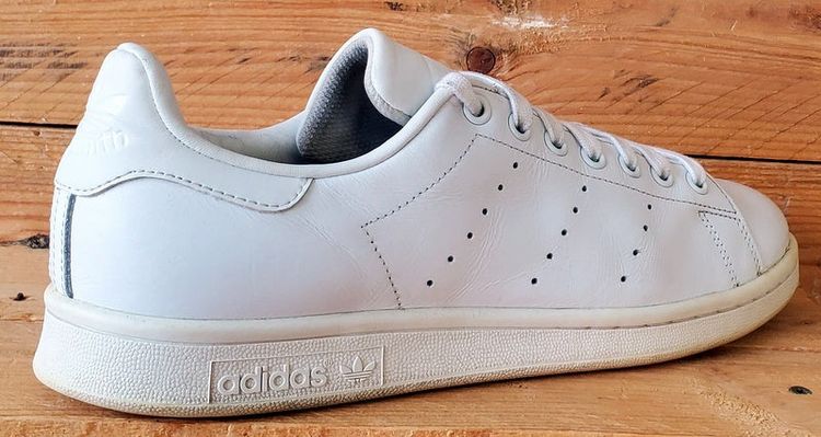 Adidas Stan Smith Low Leather Trainers UK9/US9.5/EU43 S75104 Triple Cloud White image 6