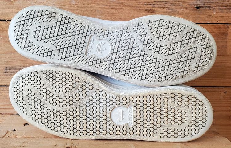 Adidas Stan Smith Low Leather Trainers UK9/US9.5/EU43 S75104 Triple Cloud White image 10