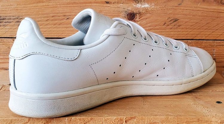 Adidas Stan Smith Low Leather Trainers UK9/US9.5/EU43 S75104 Triple Cloud White image 9