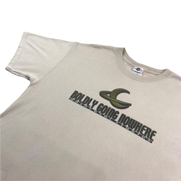Universal Works Universal Studios USA "Boldly Going Nowhere" Souvenir Spellout Graphic T Shirt Large product image