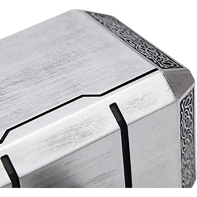 Marvel Resin Thor Hammer 'Mjolnir' 1:1 Replica with Rock Base DAMAGED image 2