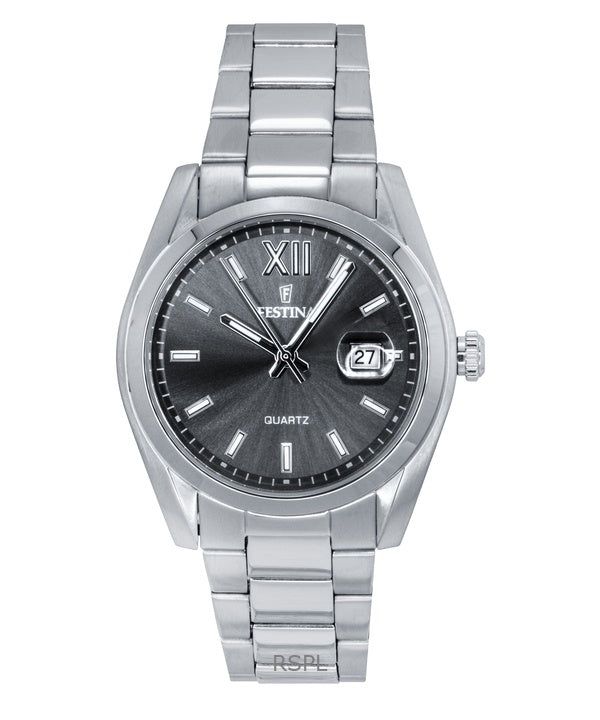 Other Festina Classic Stainless Steel Grey Dial Quartz F20707-3 Men's Watch product image