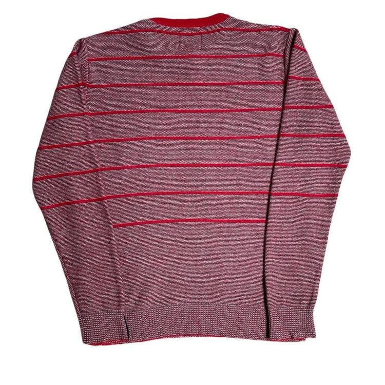 Red Woolrich Striped Knit Jumper 2