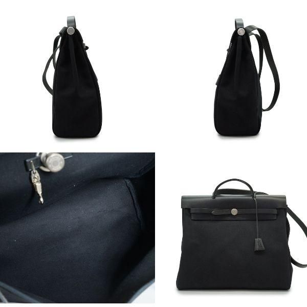 Hermes Vintage Cloth Shoulder Bag Herbag image 6