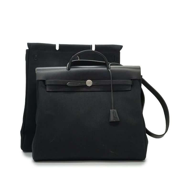 Hermes Vintage Cloth Shoulder Bag Herbag image 1