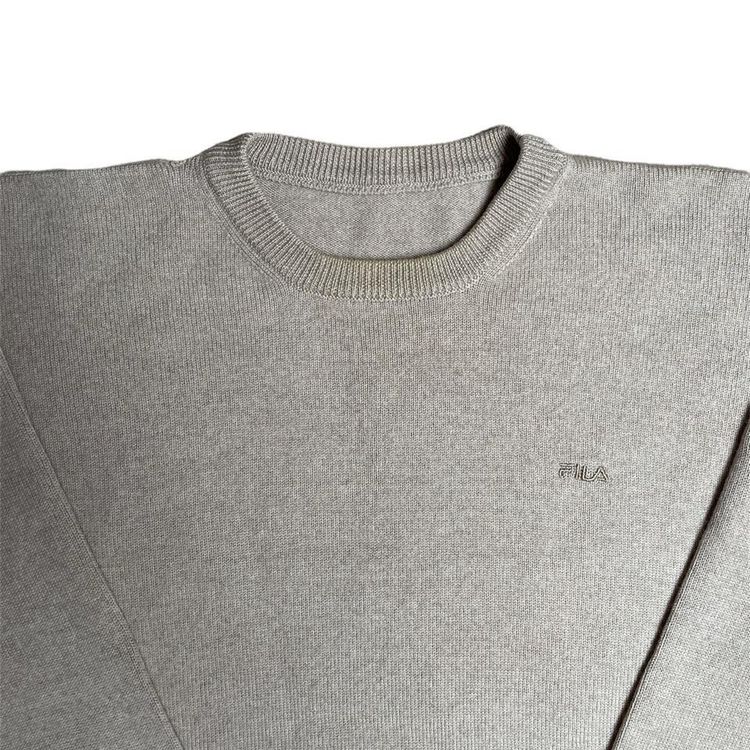 Pale Brown Fila Knit Jumper obraz 3