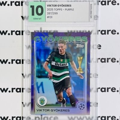 Viktor Gyokeres - 2025 TOPPS PURPLE - GEM MT 10