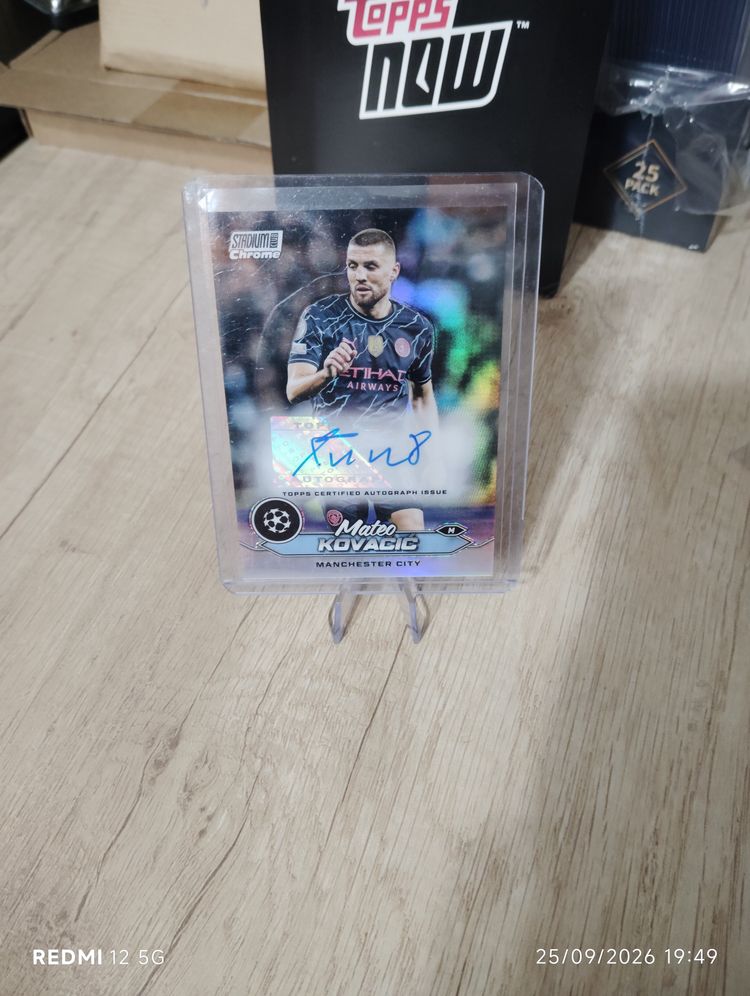 Matteo Kovacic Manchester City  auto  image 1